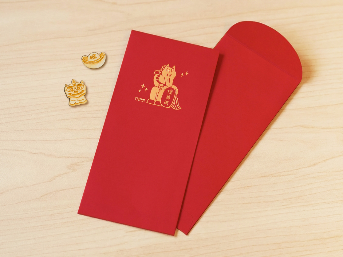 品牌周邊商品加購 - 紅包袋 / 新年木磁鐵